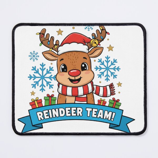 Item preview, Festive Reindeer Team Merry Christmas Holiday Design designed and sold by ZyVoAli.