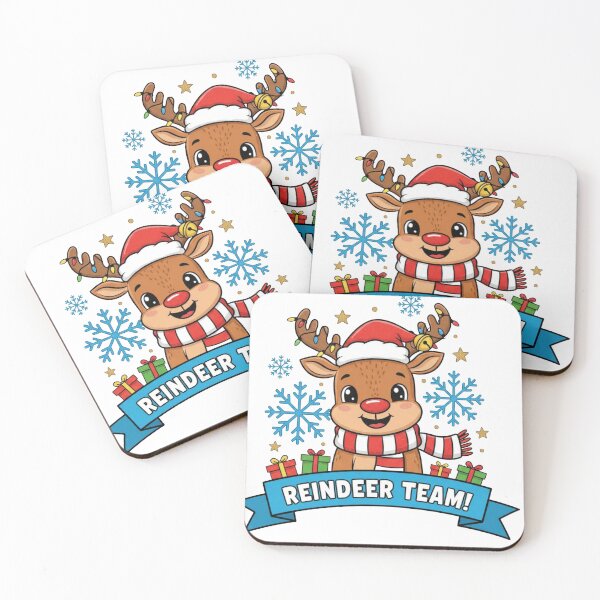 Artikelvorschau, Festliches Rentier-Team Frohe Weihnachten Feiertagsdesign entworfen und verkauft von ZyVoAli.