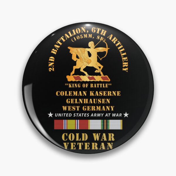 Item preview, Army - 2nd Battalion, 6th Artillery  - King of Battle - DUI -  Coleman Kaserne, Gelnhausen, West Germany X 300 designed and sold by Military Insignia Products.