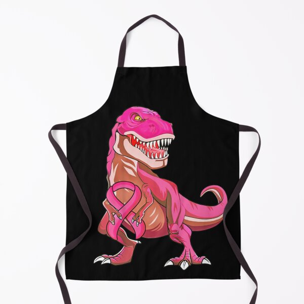 Item preview, T-Rex Fights Breast Cancer - Pink Dinosaur Awareness Ribbon designed and sold by GalenoHenley.