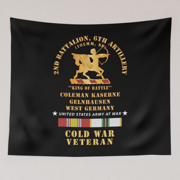 Item preview, Army - 2nd Battalion, 6th Artillery  - King of Battle - DUI -  Coleman Kaserne, Gelnhausen, West Germany X 300 designed and sold by Military Insignia Products.