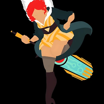 Artwork thumbnail, Transistor - Red Sticker by mlqeva
