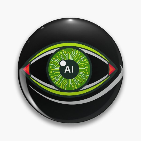 Item preview, AI Eye of Intelligence Futuristic Vision designed and sold by NxtGenDesigns.