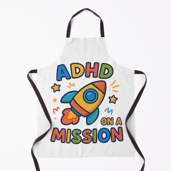 Item preview, ADHD On a Mission – Motivational Rocket Design designed and sold by MomParentADHD.