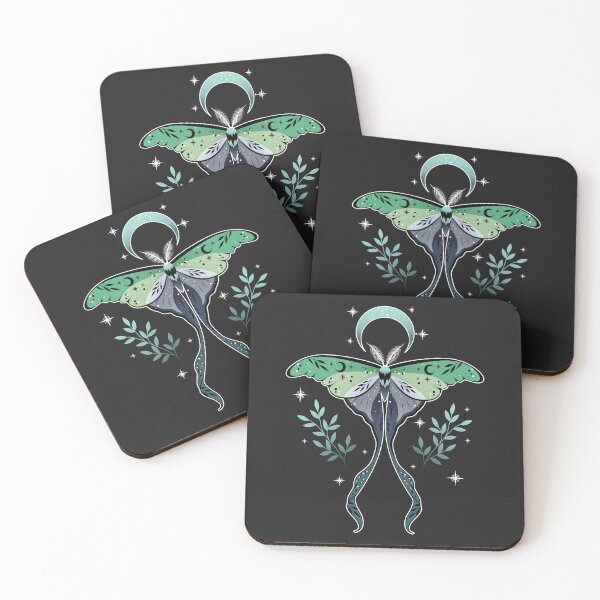Item preview, Aromantic Luna Moth LGBT Pride Flag designed and sold by Clara Hollins.