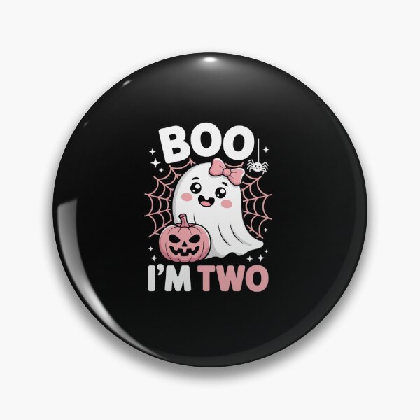 Artikelvorschau, Ghost Boo Ich bin zwei Jahre 2. Geburtstag Mädchen Halloween Groovy entworfen und verkauft von MinaReinger.