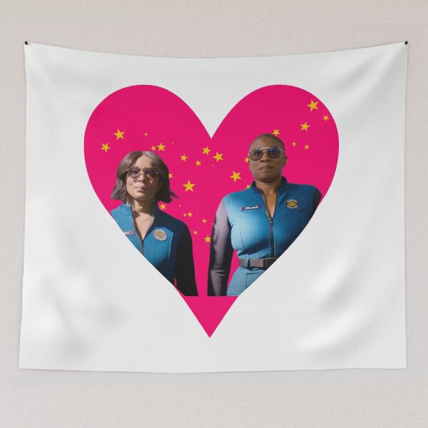 Item preview, 911 Athena And Hen Go To Space designed and sold by Kitsch Fix.