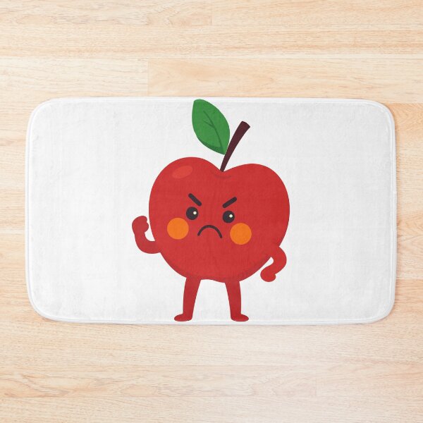 Item preview, angry funny cartoon fruits expression face designed and sold by reazdrain.