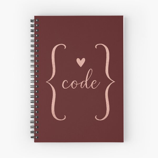 Item preview, Elegant Code Heart designed and sold by The Daily Sketchbook .