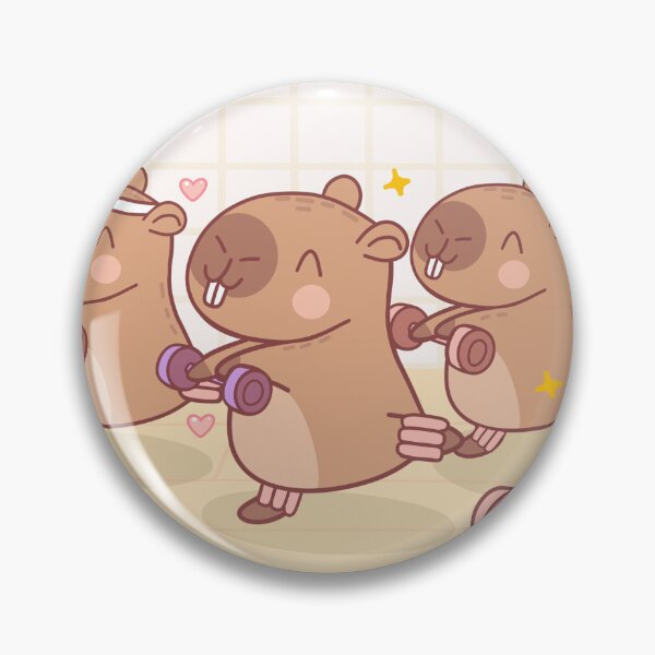 Item preview, Capybara excercise class designed and sold by Dorcidesigns.