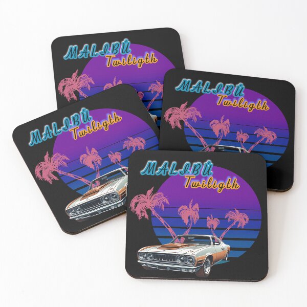 Item preview, Malibu Dream - vintage american car art designed and sold by Digidelico.