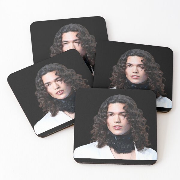 Item preview, Conan Gray – Elegant Curly Hair Portrait in Minimalist Indie Style designed and sold by aziakuboires.