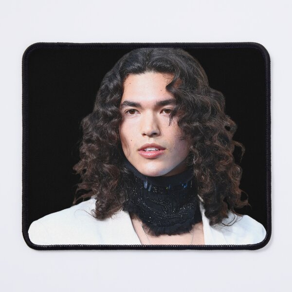 Item preview, Conan Gray – Elegant Curly Hair Portrait in Minimalist Indie Style designed and sold by aziakuboires.