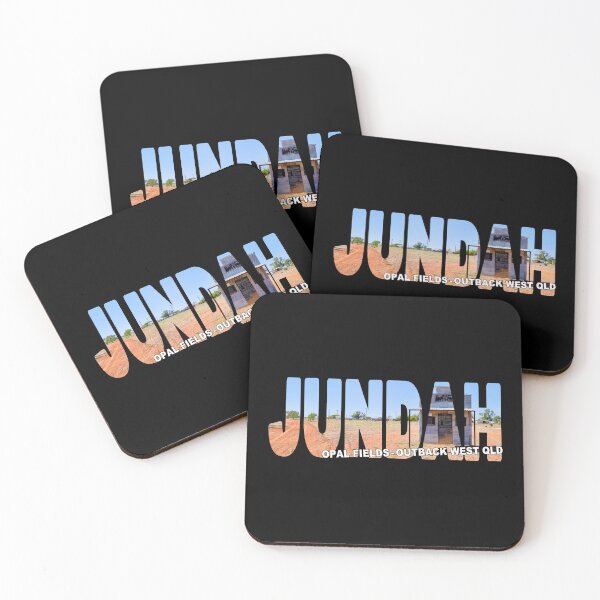 Item preview, JUNDAH - Opal Fields Outback West QLD - Quirky Welcome Sign designed and sold by Adam Gormley.