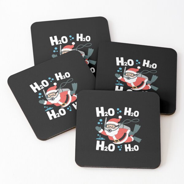 Item preview, Funny Diving H2O Pun Scuba Christmas Santa Meme designed and sold by khorbiasieno.