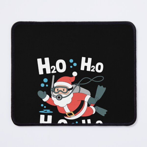 Item preview, Funny Diving H2O Pun Scuba Christmas Santa Meme designed and sold by khorbiasieno.