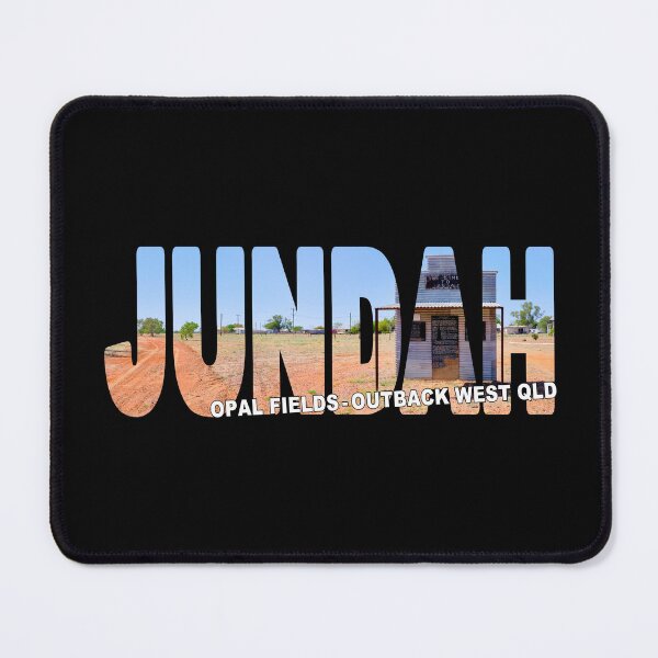 Item preview, JUNDAH - Opal Fields Outback West QLD - Quirky Welcome Sign designed and sold by Adam Gormley.