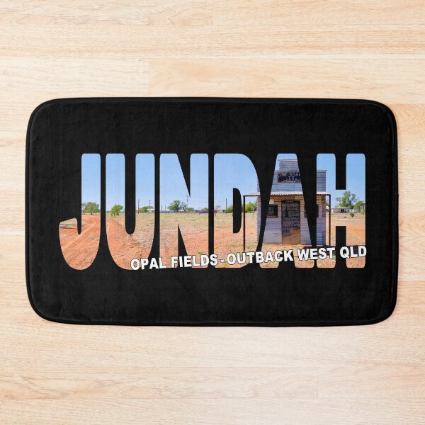 Item preview, JUNDAH - Opal Fields Outback West QLD - Quirky Welcome Sign designed and sold by Adam Gormley.