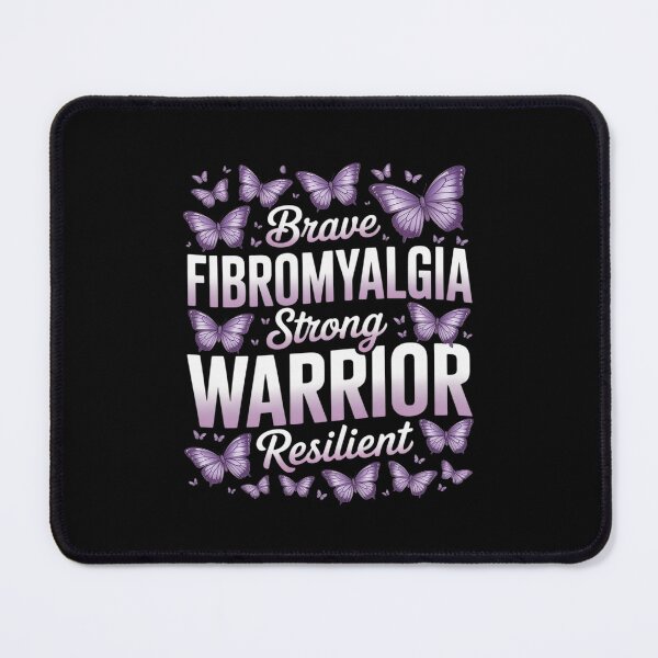 Item preview, Fibromyalgia Warrior Brave Strong Resilient Purple Butterfly designed and sold by August4Laughs25.