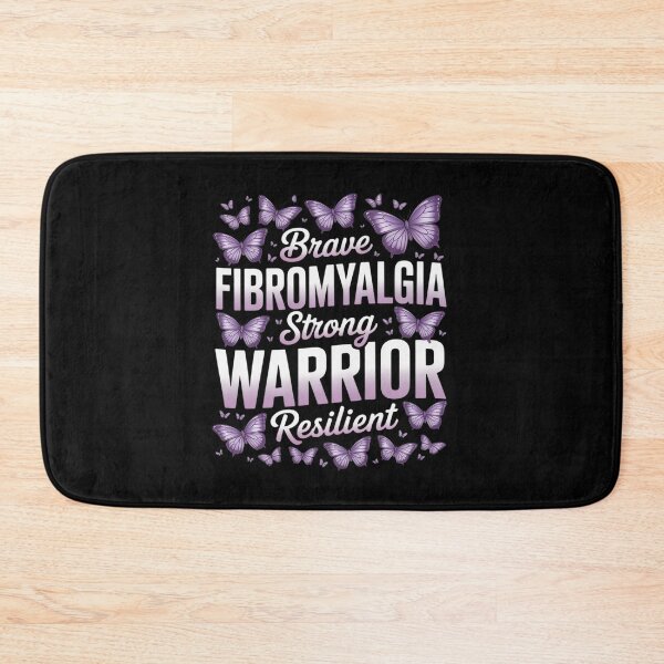 Item preview, Fibromyalgia Warrior Brave Strong Resilient Purple Butterfly designed and sold by August4Laughs25.