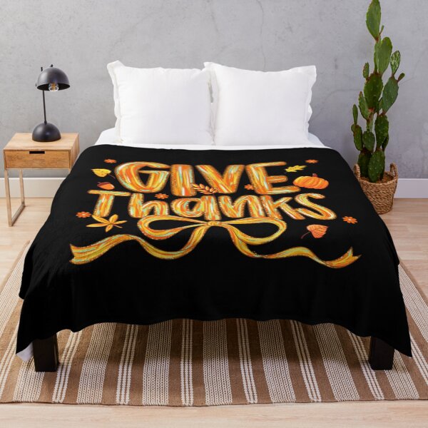 Item preview, Coquette Give Thanks Brushstroke Thanksgiving designed and sold by AnitaBice.