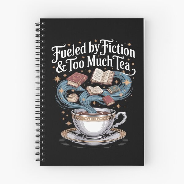 Item preview, Fiction Book Lover Fueled By Fiction Too Much Tea designed and sold by August4Laughs25.