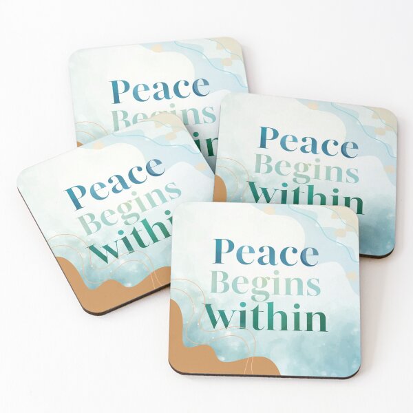 Item preview, Peace Begins Within - Calm Waters Within designed and sold by Darcy'sArtfortheHeart.