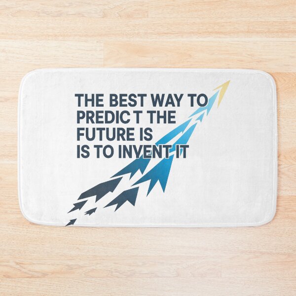 Item preview, The Best Way to Predict the Future is to Invent It – Inspirational Quote Design designed and sold by Artivio2025.