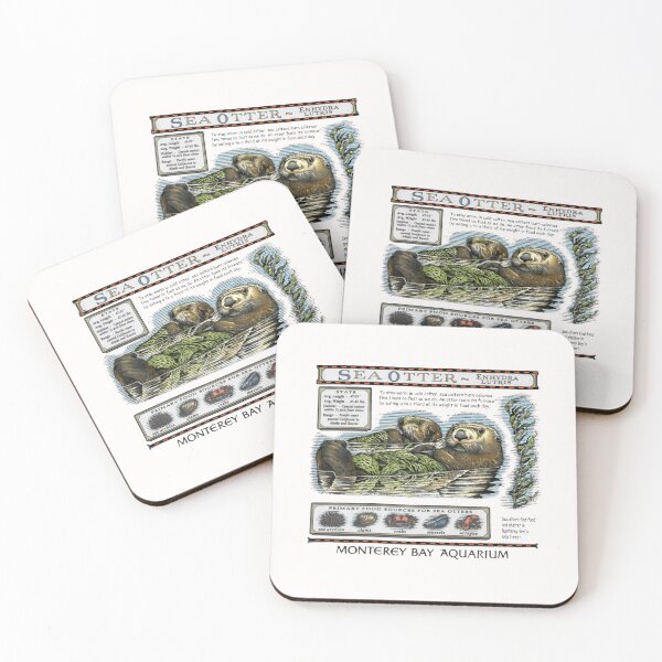 Item preview, Sea Otters Monterey Bay Aquarium  designed and sold by jillianhanna.