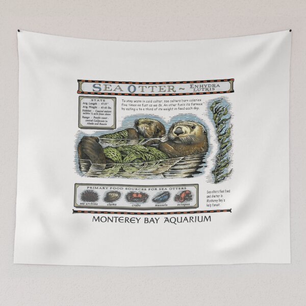 Item preview, Sea Otters Monterey Bay Aquarium  designed and sold by jillianhanna.