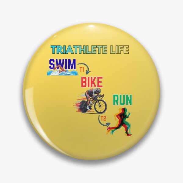 Item preview, Triathlete Life – Swim Bike Run Minimalist Design | Athlete Gift & Apparel designed and sold by endurothreads.