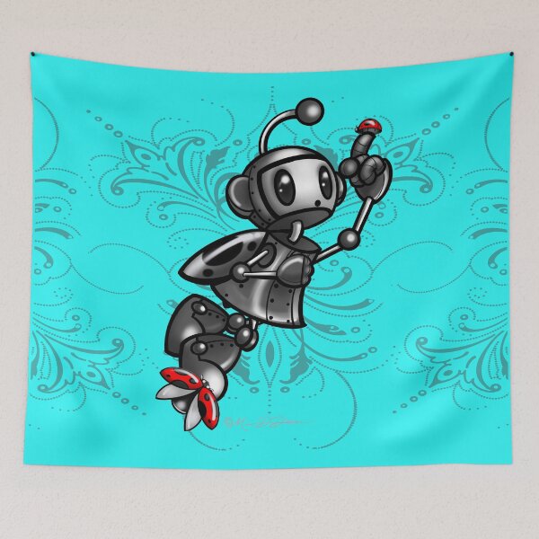 Item preview, Doodle Bots - Ladybug Bot designed and sold by MetroINKbooks.