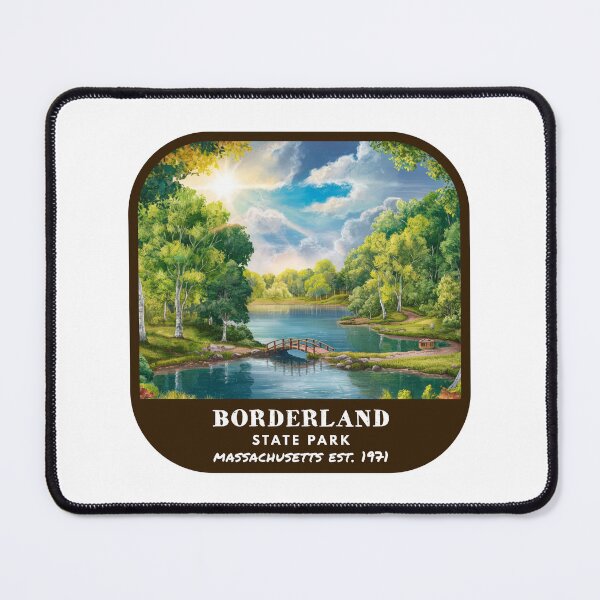 Item preview, Vintage Borderland State Park (Massachusetts State Park) designed and sold by RabbitK.