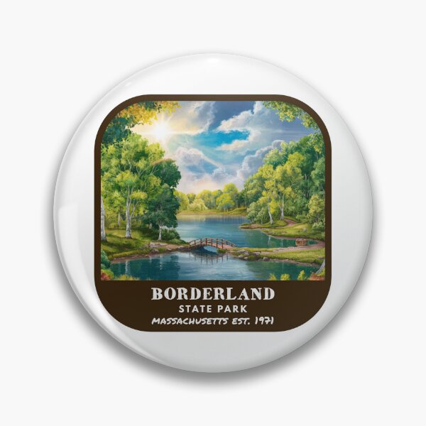Item preview, Vintage Borderland State Park (Massachusetts State Park) designed and sold by RabbitK.
