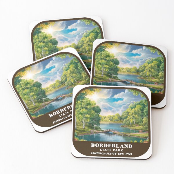 Item preview, Vintage Borderland State Park (Massachusetts State Park) designed and sold by RabbitK.