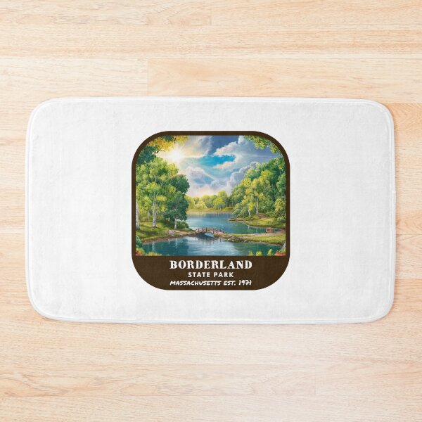 Item preview, Vintage Borderland State Park (Massachusetts State Park) designed and sold by RabbitK.