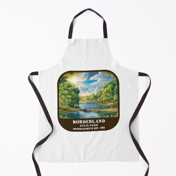 Item preview, Vintage Borderland State Park (Massachusetts State Park) designed and sold by RabbitK.