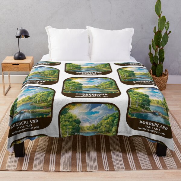 Item preview, Vintage Borderland State Park (Massachusetts State Park) designed and sold by RabbitK.