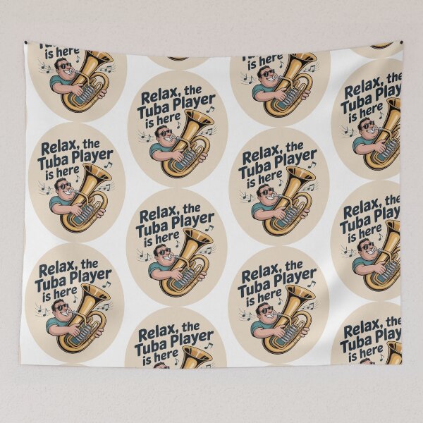 Item preview, Relax, the tuba player is here designed and sold by Agu210.