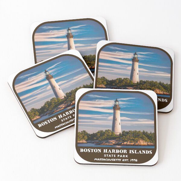 Item preview, Vintage Boston Harbor Islands State Park (Massachusetts State Park) designed and sold by RabbitK.