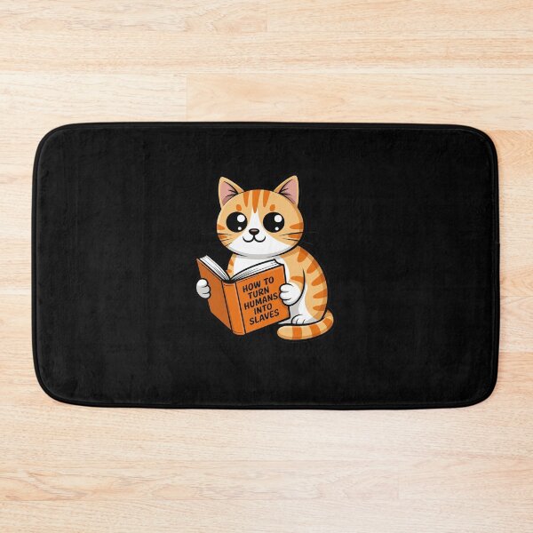 Item preview, Funny Cat Reading Book Slaves designed and sold by marcusry.