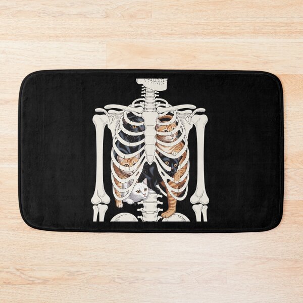 Item preview, Funny Cat Spine Skeleton Rib Cage designed and sold by AmparoBoyle.