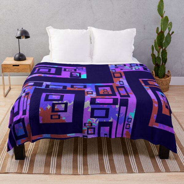 Item preview, Abstract purples and blues designed and sold by JustLagoons.