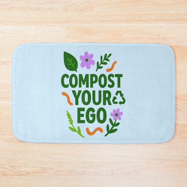Item preview, Let That Ego Rot – Botanical Mindset Graphic designed and sold by SanPedroArt.