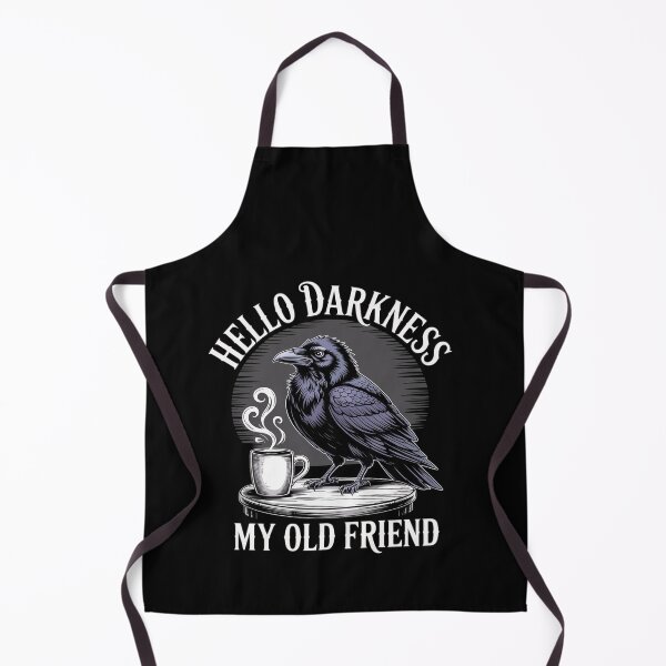 Item preview, Funny Coffee Hello Darkness My Old Friend Caffeine Raven designed and sold by FranzFriesen.