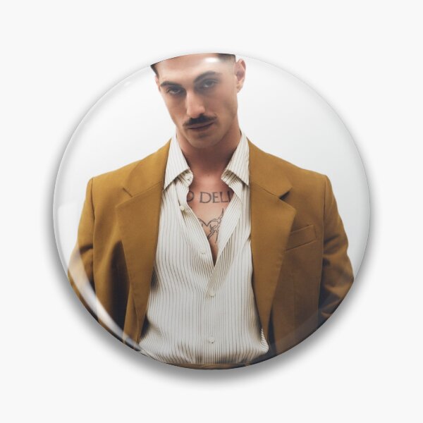 Item preview, Damiano David – Stylish Vintage Portrait in Cinematic Aesthetic designed and sold by aziakuboires.