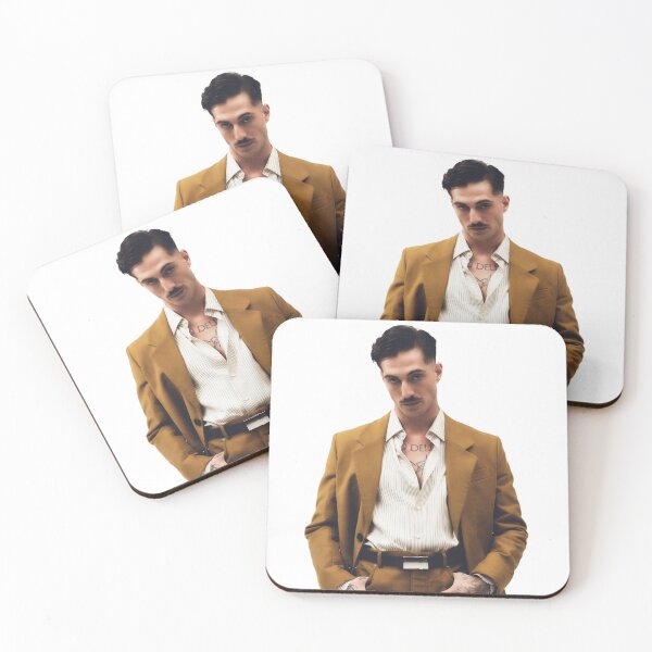 Item preview, Damiano David – Stylish Vintage Portrait in Cinematic Aesthetic designed and sold by aziakuboires.