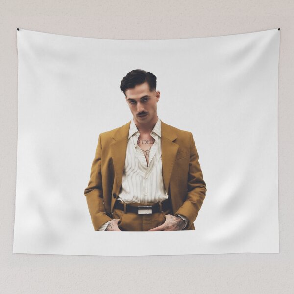 Item preview, Damiano David – Stylish Vintage Portrait in Cinematic Aesthetic designed and sold by aziakuboires.