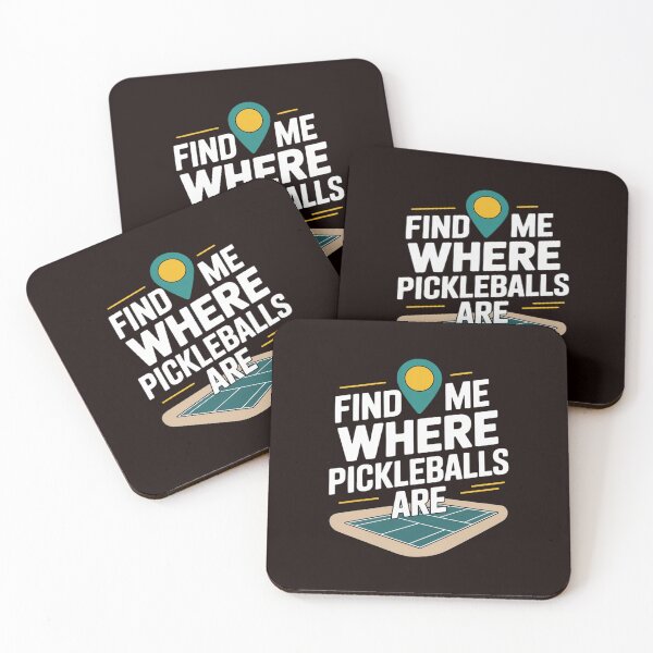 Artikelvorschau, Finde mich, wo die Pickleballs sind Court Locator entworfen und verkauft von August4Laughs25.