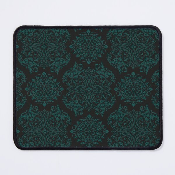 Item preview, Teal Geometric Pattern On Black designed and sold by burbankdesigns.